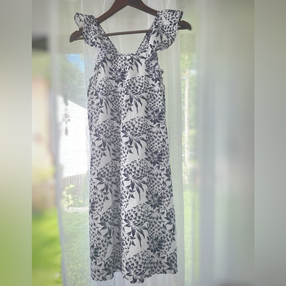 Crewcuts Flutter Sleeve Cotton Dress 14 - Picture 2 of 8